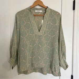NWT JOIE Perci Printed Silk Tunic
